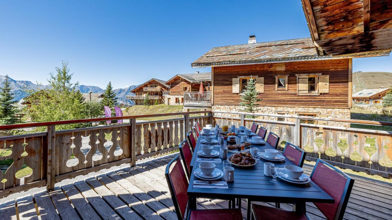 Madame Vacances Les Chalets De L'Altiport Alpe d'Huez Εξωτερικό φωτογραφία